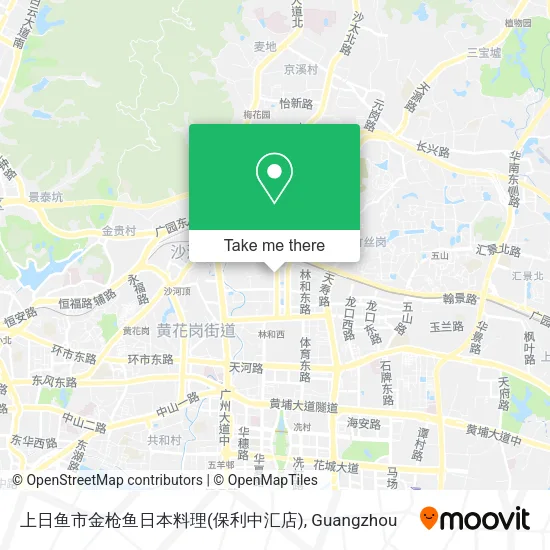上日鱼市金枪鱼日本料理(保利中汇店) map