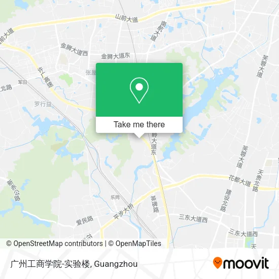 广州工商学院-实验楼 map