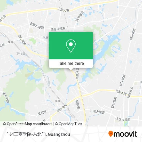广州工商学院-东北门 map