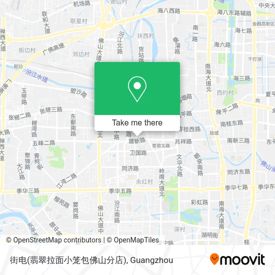 街电(翡翠拉面小笼包佛山分店) map
