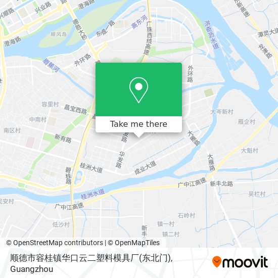 顺德市容桂镇华口云二塑料模具厂(东北门) map