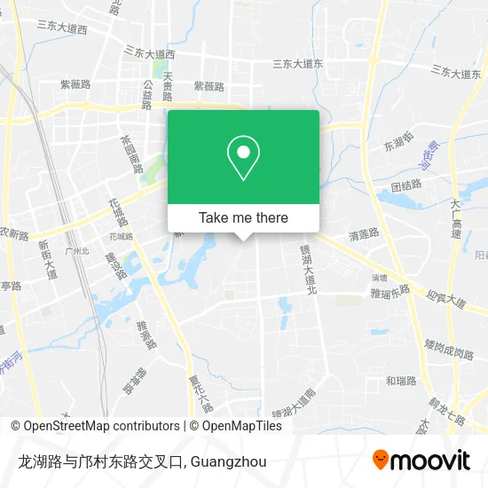 龙湖路与邝村东路交叉口 map