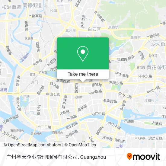 广州粤天企业管理顾问有限公司 map