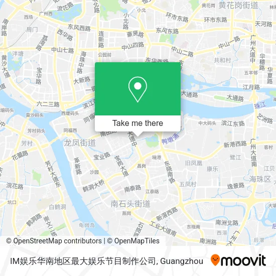 IM娱乐华南地区最大娱乐节目制作公司 map