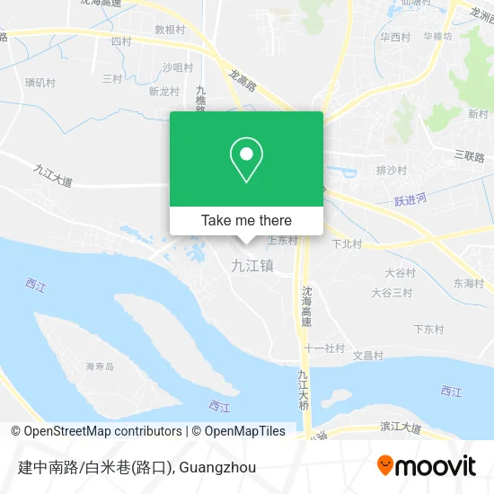 建中南路/白米巷(路口) map