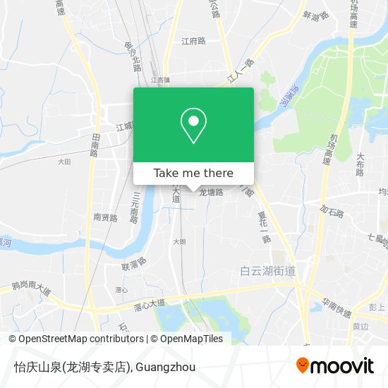 怡庆山泉(龙湖专卖店) map