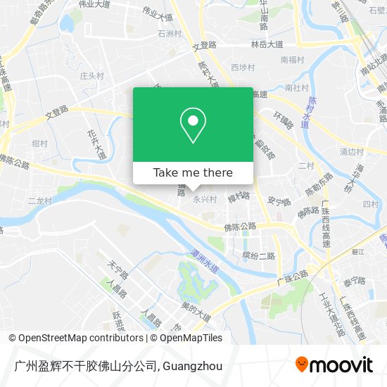 广州盈辉不干胶佛山分公司 map
