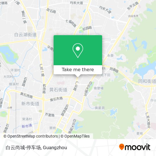 白云尚城-停车场 map