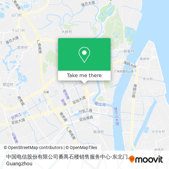 中国电信股份有限公司番禺石楼销售服务中心-东北门 map