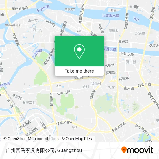 广州富马家具有限公司 map