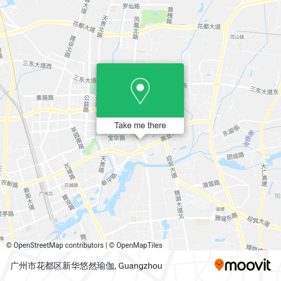 广州市花都区新华悠然瑜伽 map