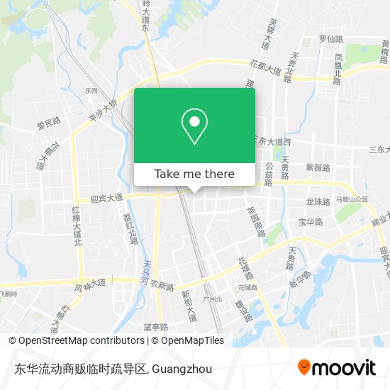 东华流动商贩临时疏导区 map