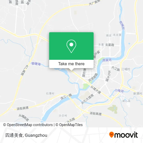 四通美食 map