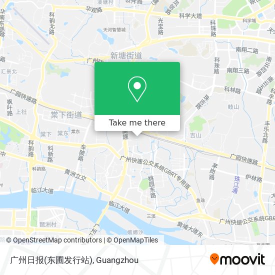 广州日报(东圃发行站) map