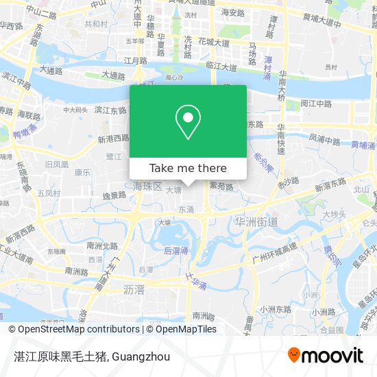 湛江原味黑毛土猪 map