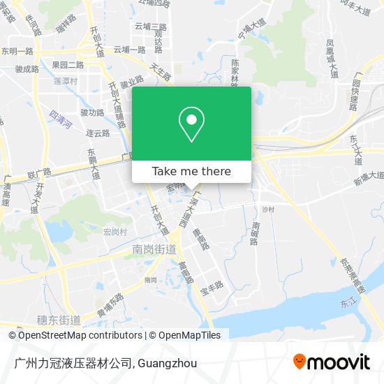 广州力冠液压器材公司 map
