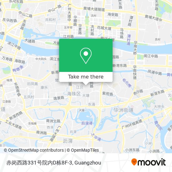 赤岗西路331号院内D栋8F-3 map