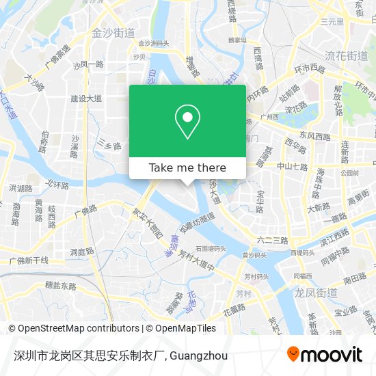 深圳市龙岗区其思安乐制衣厂 map