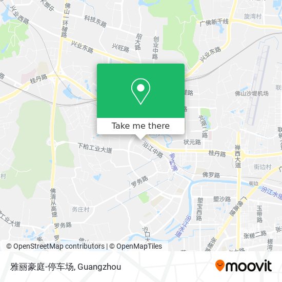 雅丽豪庭-停车场 map