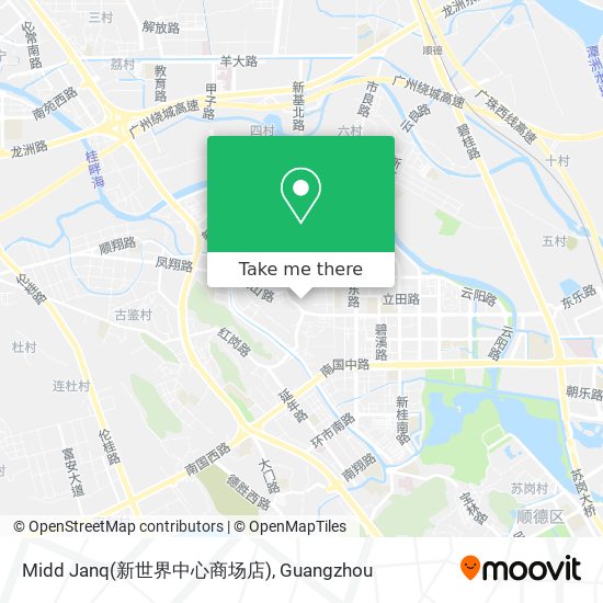 Midd Janq(新世界中心商场店) map