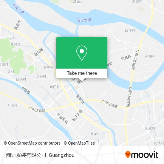 潮迪服装有限公司 map