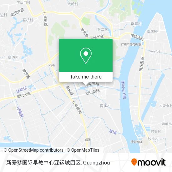 新爱婴国际早教中心亚运城园区 map