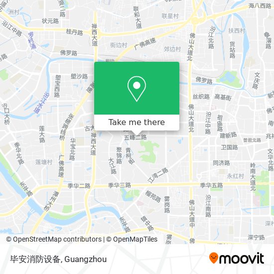 毕安消防设备 map