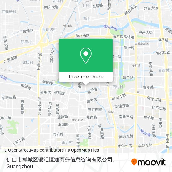 佛山市禅城区银汇恒通商务信息咨询有限公司 map