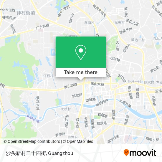 沙头新村二十四街 map