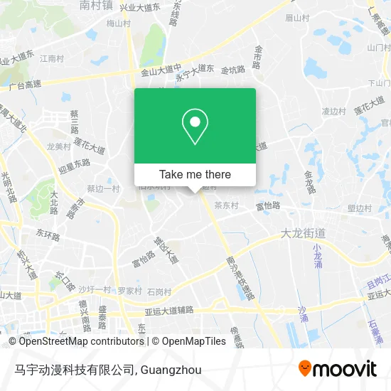 马宇动漫科技有限公司 map