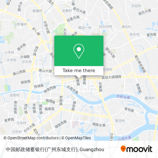 中国邮政储蓄银行(广州东城支行) map