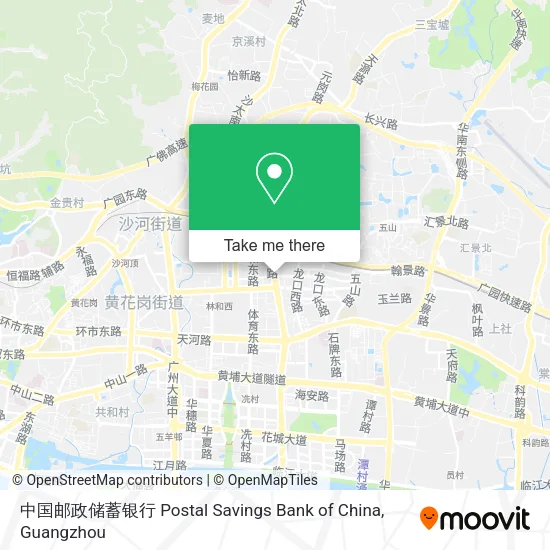 中国邮政储蓄银行 Postal Savings Bank of China map