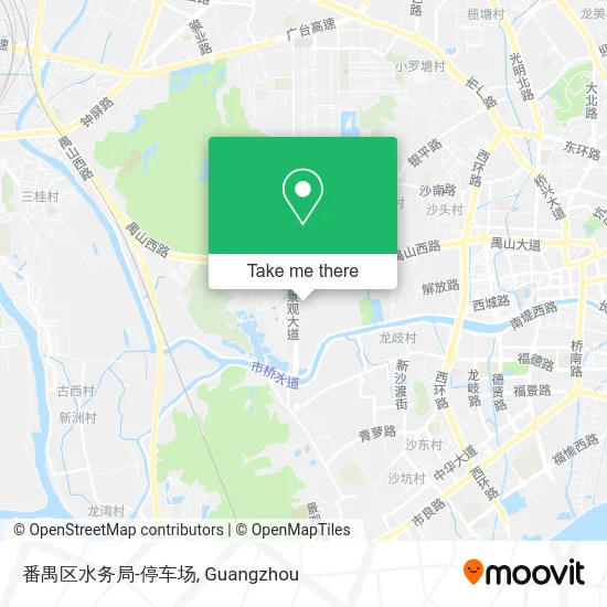 番禺区水务局-停车场 map