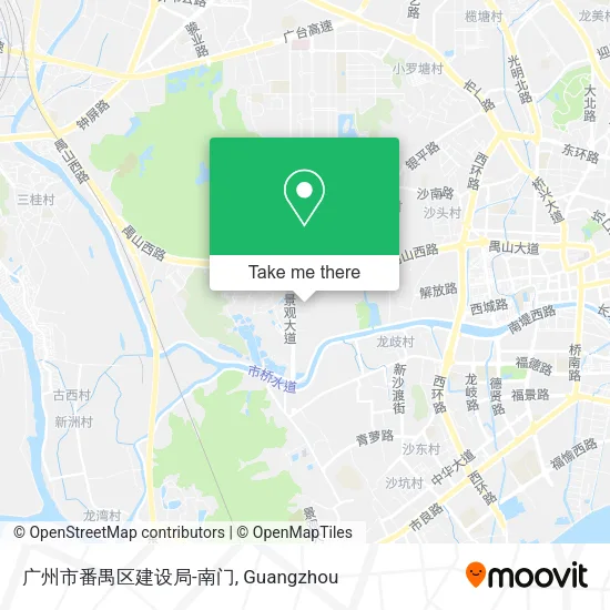广州市番禺区建设局-南门 map