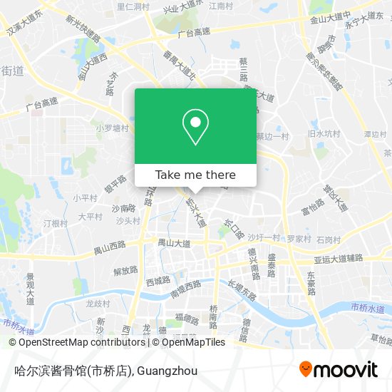 哈尔滨酱骨馆(市桥店) map