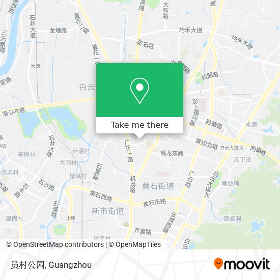 员村公园 map