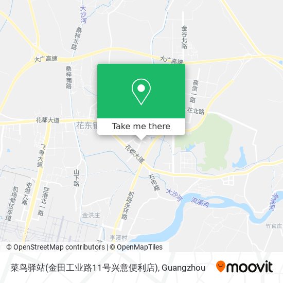 菜鸟驿站(金田工业路11号兴意便利店) map
