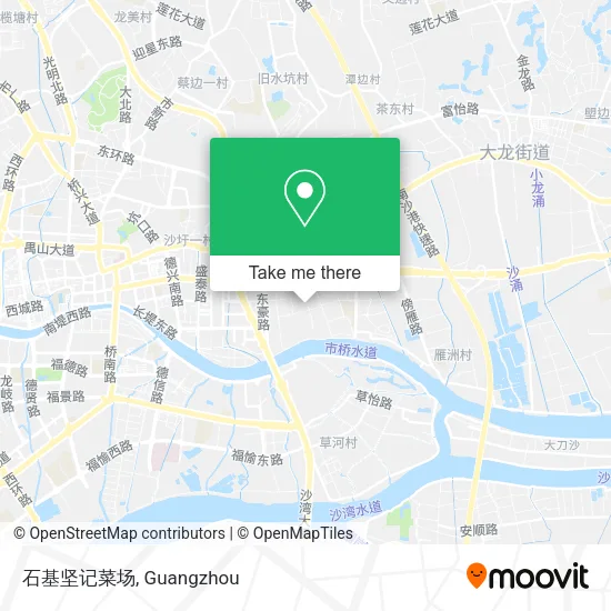 石基坚记菜场 map