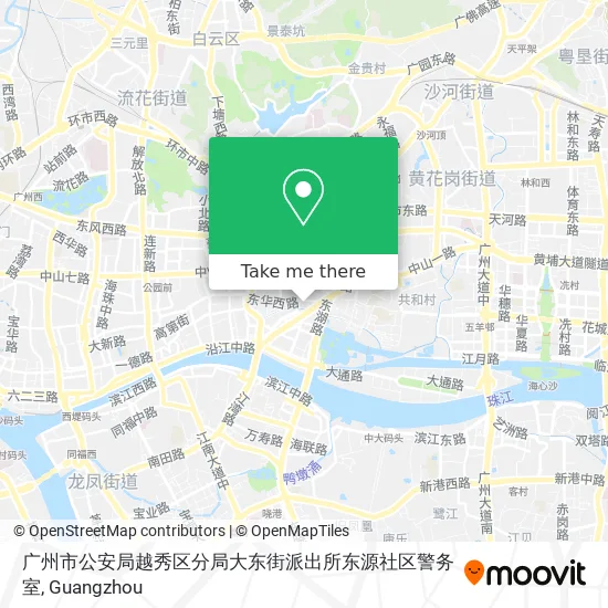 广州市公安局越秀区分局大东街派出所东源社区警务室 map