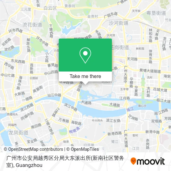 广州市公安局越秀区分局大东派出所(新南社区警务室) map