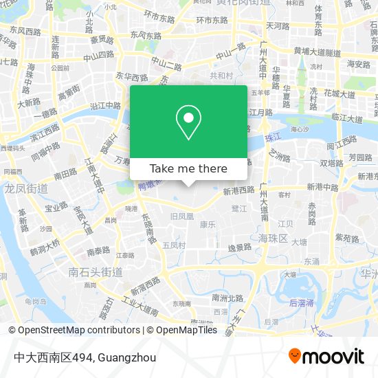 中大西南区494 map