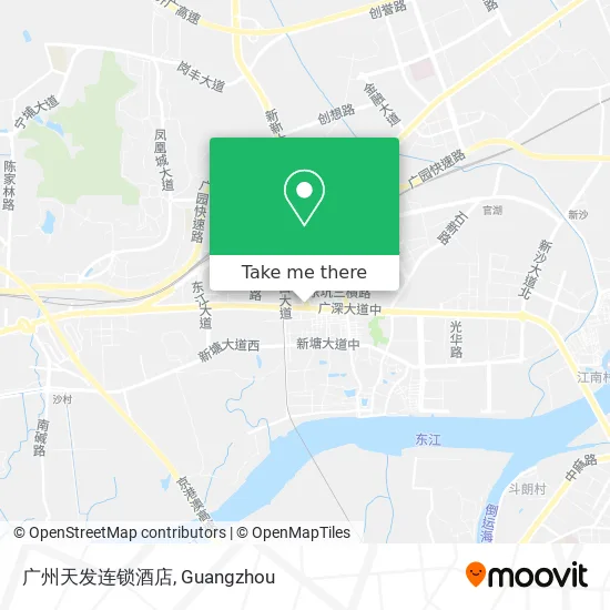 广州天发连锁酒店 map