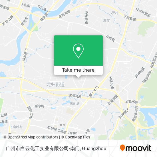广州市白云化工实业有限公司-南门 map