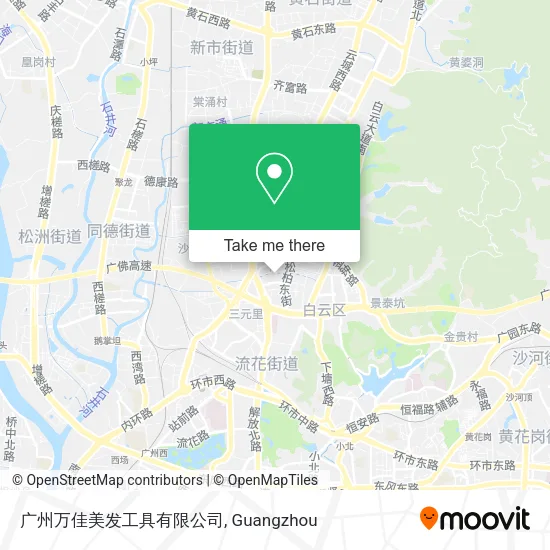 广州万佳美发工具有限公司 map