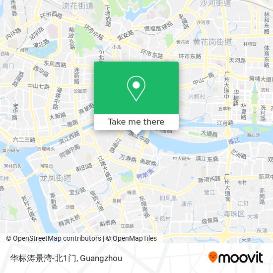 华标涛景湾-北1门 map