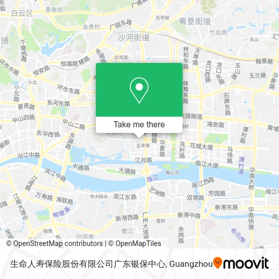 生命人寿保险股份有限公司广东银保中心 map