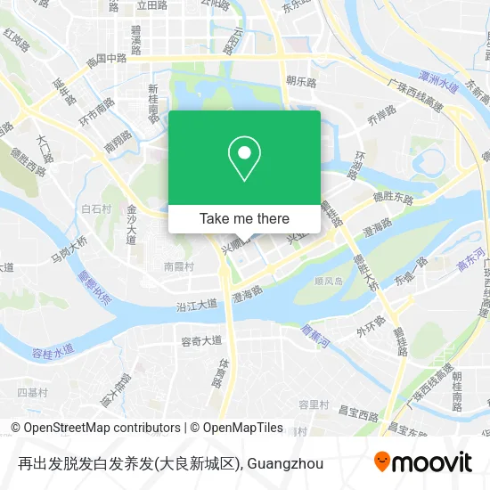 再出发脱发白发养发(大良新城区) map