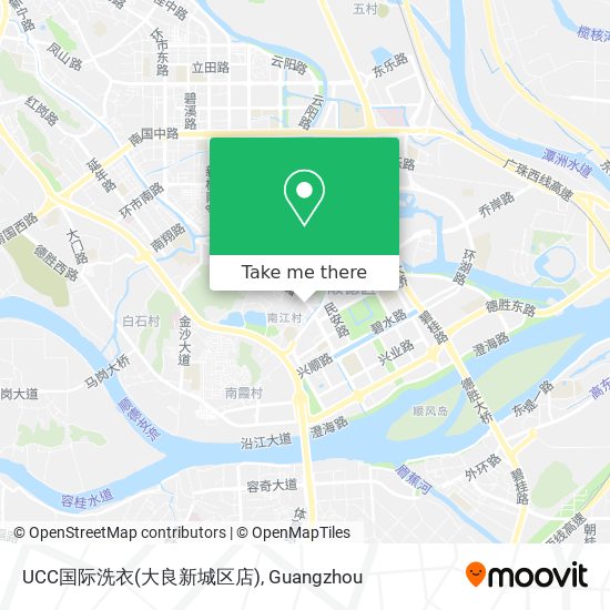 UCC国际洗衣(大良新城区店) map