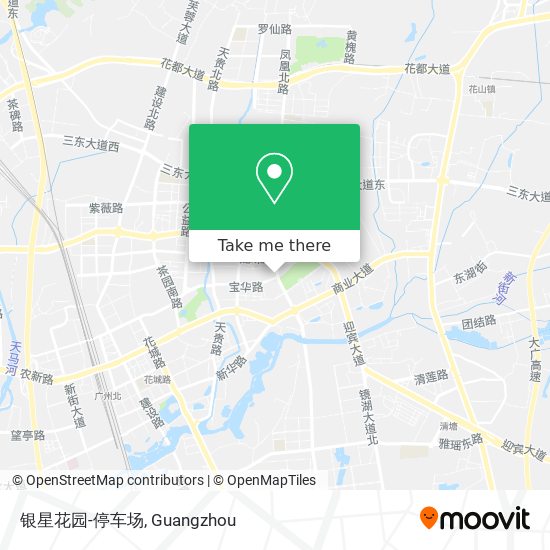 银星花园-停车场 map
