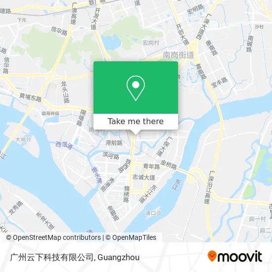 广州云下科技有限公司 map